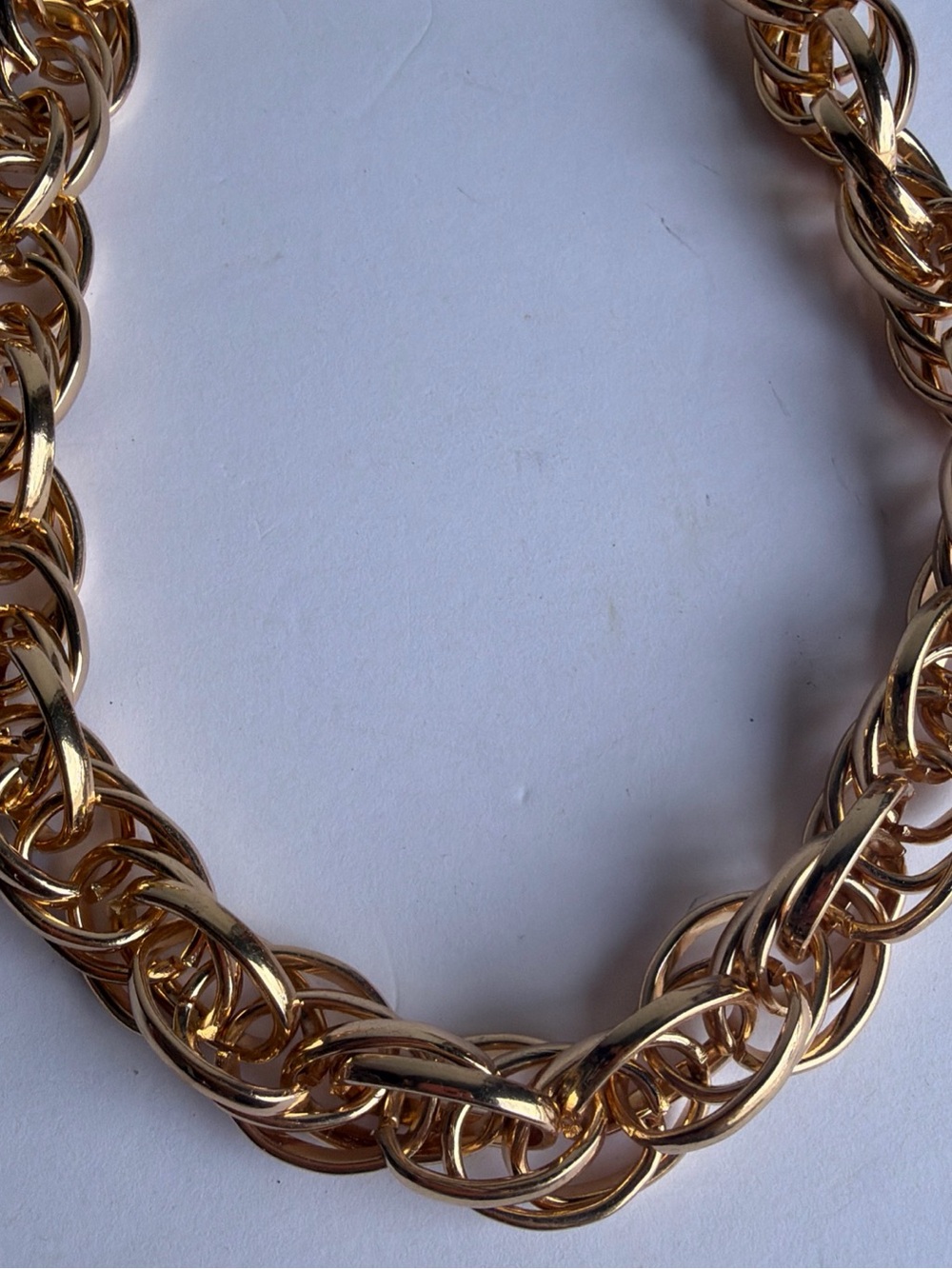 a new day Gold Interlinked Chain Necklace - Picture 4 of 5